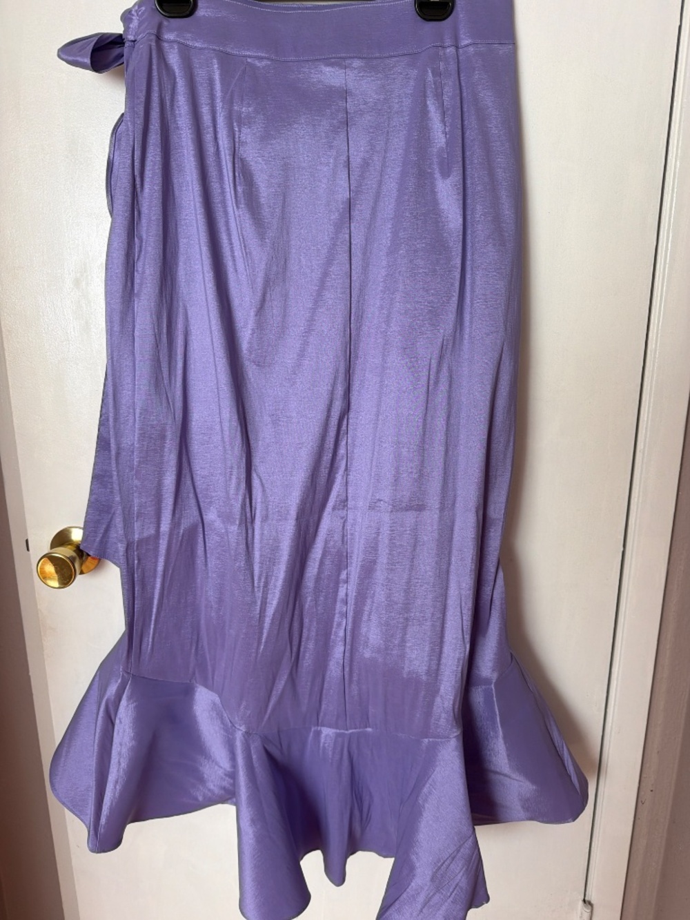 Lavender Purple Asymmetrical Wrap Skirt – New with Tags 💜 - Picture 5 of 5